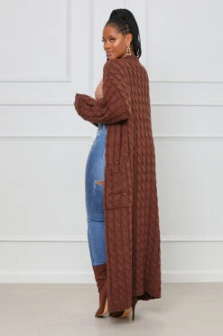 In My Feelings Longline Cardigan (Brown) 9 In My Feelings Longline Cardigan (Brown) -Lilly's Kloset IMG 2142 7072f382 ff57 4df5 b740 62f11eb1ff23