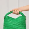 Jessamine Woven Purse (Green)
