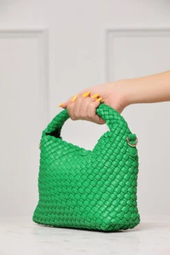 Jessamine Woven Purse (Green) -Lilly's Kloset IMG 3691