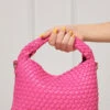 Jessamine Woven Purse (Pink)