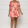 Wildflower Floral Babydoll Mini Dress (Pink Multi)- FINAL SALE