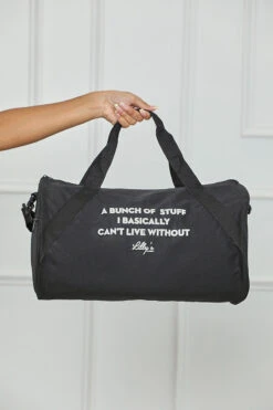 Stuff I Can't Live Without Duffle Bag