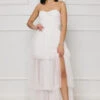 Strapless Tulle Gown (White)- FINAL SALE