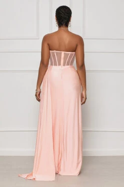 Your Temptation Strapless Maxi Dress (Pink)- FINAL SALE -Lilly's Kloset lilly2 28 2310672