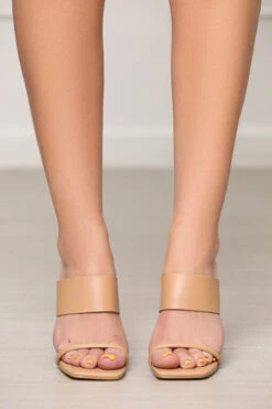 Stella Square Toe Mule (Tan) -Lilly's Kloset lilly3 15 2317579