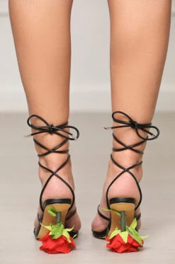 Throne Lace Up Heel (Black) -Lilly's Kloset lilly3 15 2317641