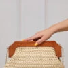 Tulsa Straw Clutch (Natural)