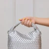 Jessamine Woven Purse (Silver)
