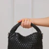 Jessamine Woven Purse (Black)