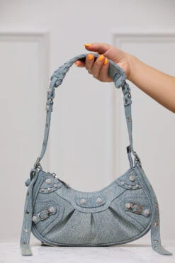 Bellatrix Denim Shoulder Purse (Denim)