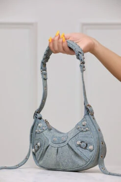 Bellatrix Denim Shoulder Purse (Denim) -Lilly's Kloset lilly3 22 2319988