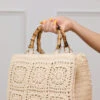 Katya Crochet Tote (Bone)