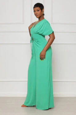 Spring Fling Cut Out Jumpsuit (Green)- FINAL SALE -Lilly's Kloset lilly3 22 2320312