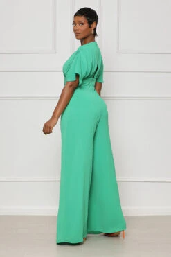 Spring Fling Cut Out Jumpsuit (Green)- FINAL SALE -Lilly's Kloset lilly3 22 2320320