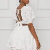 Picnic Ready Baby Doll Dress (White)- FINAL SALE
