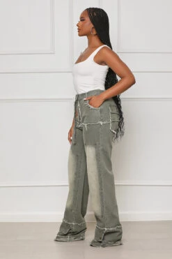 On A Mission Distressed Cargo (Stone Wash)- FINAL SALE 10 On A Mission Distressed Cargo (Stone Wash)- FINAL SALE -Lilly's Kloset lilly4 11 234262