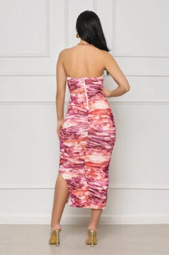 Spring Love Ruched Tube Dress (Pink Multi)- FINAL SALE 7 Spring Love Ruched Tube Dress (Pink Multi)- FINAL SALE -Lilly's Kloset lilly4 25 2311326