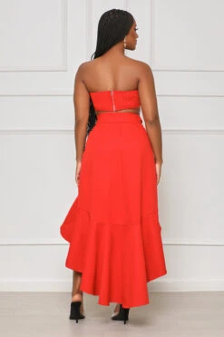 Classic Ending Ruffle Skirt Set (Red)- FINAL SALE -Lilly's Kloset lilly4 25 2312023