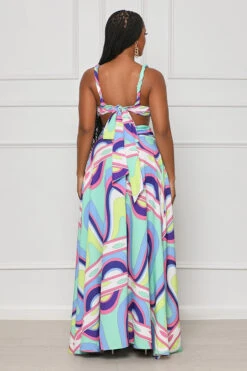 Island Illusions Abstract Maxi Dress (Green Multi)- FINAL SALE -Lilly's Kloset lilly4 4 230980