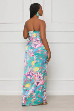 Forever Perfect Floral Corset Dress (Green Multi)- FINAL SALE -Lilly's Kloset lilly4 4 231076