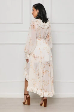 Spring Belle Sheer Ruffle Skirt Set (White Multi)- FINAL SALE -Lilly's Kloset lilly4 4 231255