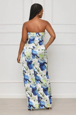 Spring Dreamer Floral Corset Dress (White Multi)- FINAL SALE -Lilly's Kloset lilly4 4 231626