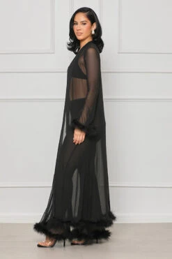 Evening Affair Sheer 3 Piece Set (Black)- FINAL SALE -Lilly's Kloset lilly4 4 231780