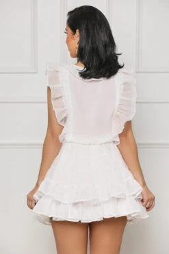 Enchanted Dreams Ruffle Skirt Set (White)- FINAL SALE -Lilly's Kloset lilly4 4 232405