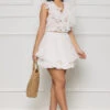 Enchanted Dreams Ruffle Skirt Set (White)- FINAL SALE