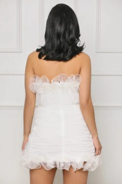 Craving Sunshine Ruffle Mini Dress (White)- FINAL SALE -Lilly's Kloset lilly4 4 232500