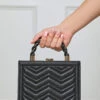 Othilia Trunk Purse (Black)