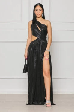 Spice It Up One Shoulder Maxi Dress (Black)- FINAL SALE 7 Spice It Up One Shoulder Maxi Dress (Black)- FINAL SALE -Lilly's Kloset lilly5 10 2319518