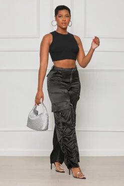 Contour Ribbed Crop Top (Black) 9 Contour Ribbed Crop Top (Black) -Lilly's Kloset lilly5 10 2319831