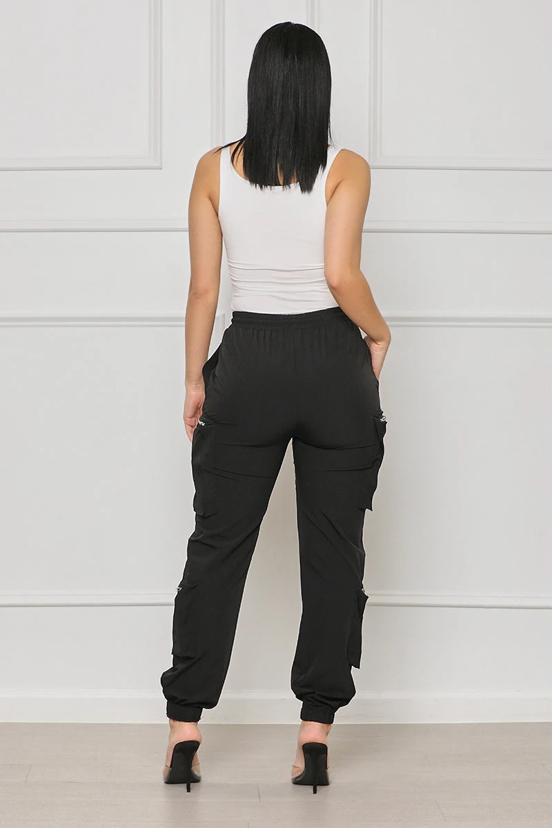 The Multitasker Cargo Joggers (Black)- FINAL SALE 5 The Multitasker Cargo Joggers (Black)- FINAL SALE - Image 5