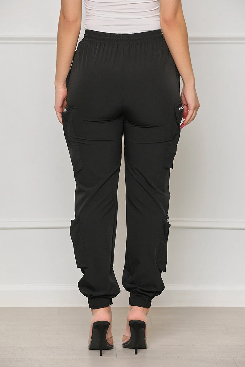 The Multitasker Cargo Joggers (Black)- FINAL SALE 6 The Multitasker Cargo Joggers (Black)- FINAL SALE - Image 6