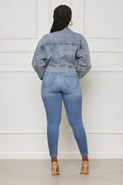 As You Know Denim Jacket- FINAL SALE 8 As You Know Denim Jacket- FINAL SALE -Lilly's Kloset lilly5 2 2313466