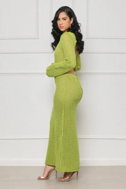 Showing Curves Crochet Cover-Up (Green)- FINAL SALE -Lilly's Kloset lilly5 2 2313553