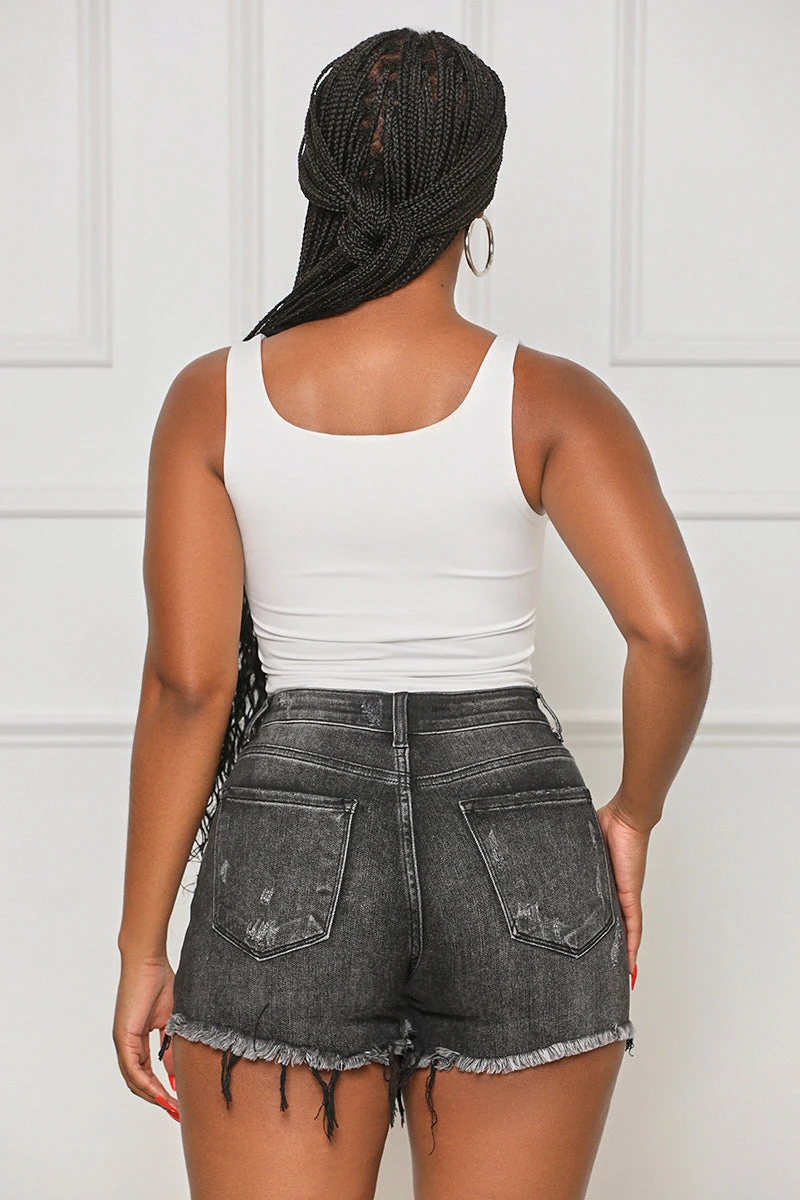 Casual Exposure Distressed Dark Wash Denim 4 Casual Exposure Distressed Dark Wash Denim - Image 4