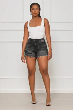 Casual Exposure Distressed Dark Wash Denim 9 Casual Exposure Distressed Dark Wash Denim -Lilly's Kloset lilly5 2 2313770