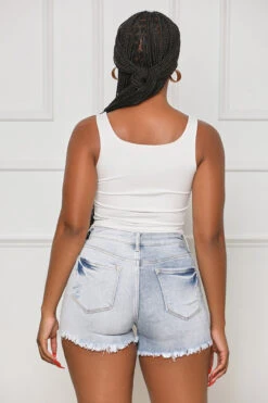 Days In Milan Distressed Denim Shorts 7 Days In Milan Distressed Denim Shorts -Lilly's Kloset lilly5 2 2313924