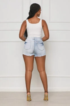 Days In Milan Distressed Denim Shorts 8 Days In Milan Distressed Denim Shorts -Lilly's Kloset lilly5 2 2313937