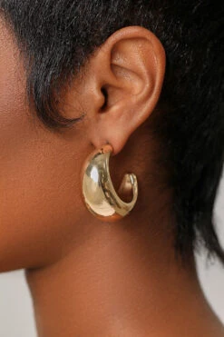 Gold Chunky Earrings