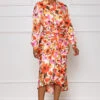Bed Of Flowers Button Down Midi Dress (Pink Multi)