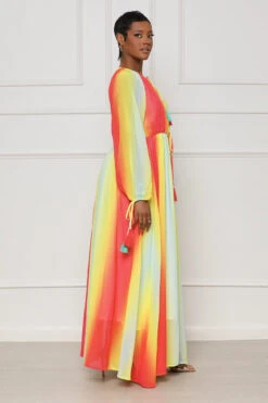 Sweet Sunsets Maxi Dress (Yellow Multi)- FINAL SALE 7 Sweet Sunsets Maxi Dress (Yellow Multi)- FINAL SALE -Lilly's Kloset lilly5 4 2316604