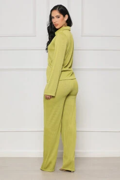 Sunday Funday Plisse Pants Set (Green)- FINAL SALE -Lilly's Kloset lilly5 4 2316747