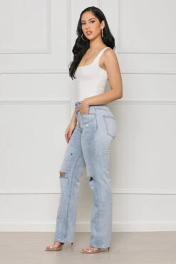 Shine Bright Embellished Denim Jeans- FINAL SALE -Lilly's Kloset lilly5 4 2316827