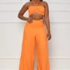 Favorite Moment Halter Top Pants Set (Orange)