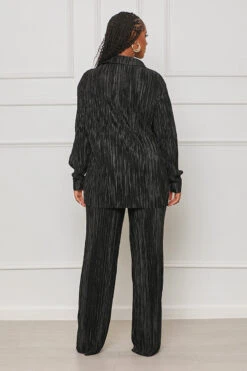 Main Star Plisse Pants Set (Black) -Lilly's Kloset lilly6 13 2335743