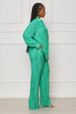 Main Star Plisse Pants Set (Green) 7 Main Star Plisse Pants Set (Green) -Lilly's Kloset lilly6 13 2335845