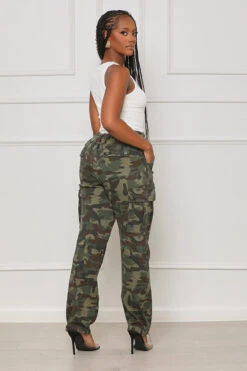 Can't Compete Cargo Pants (Green Multi) -Lilly's Kloset lilly6 13 2336415